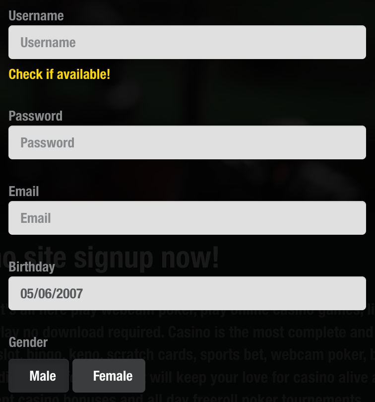 Registration
